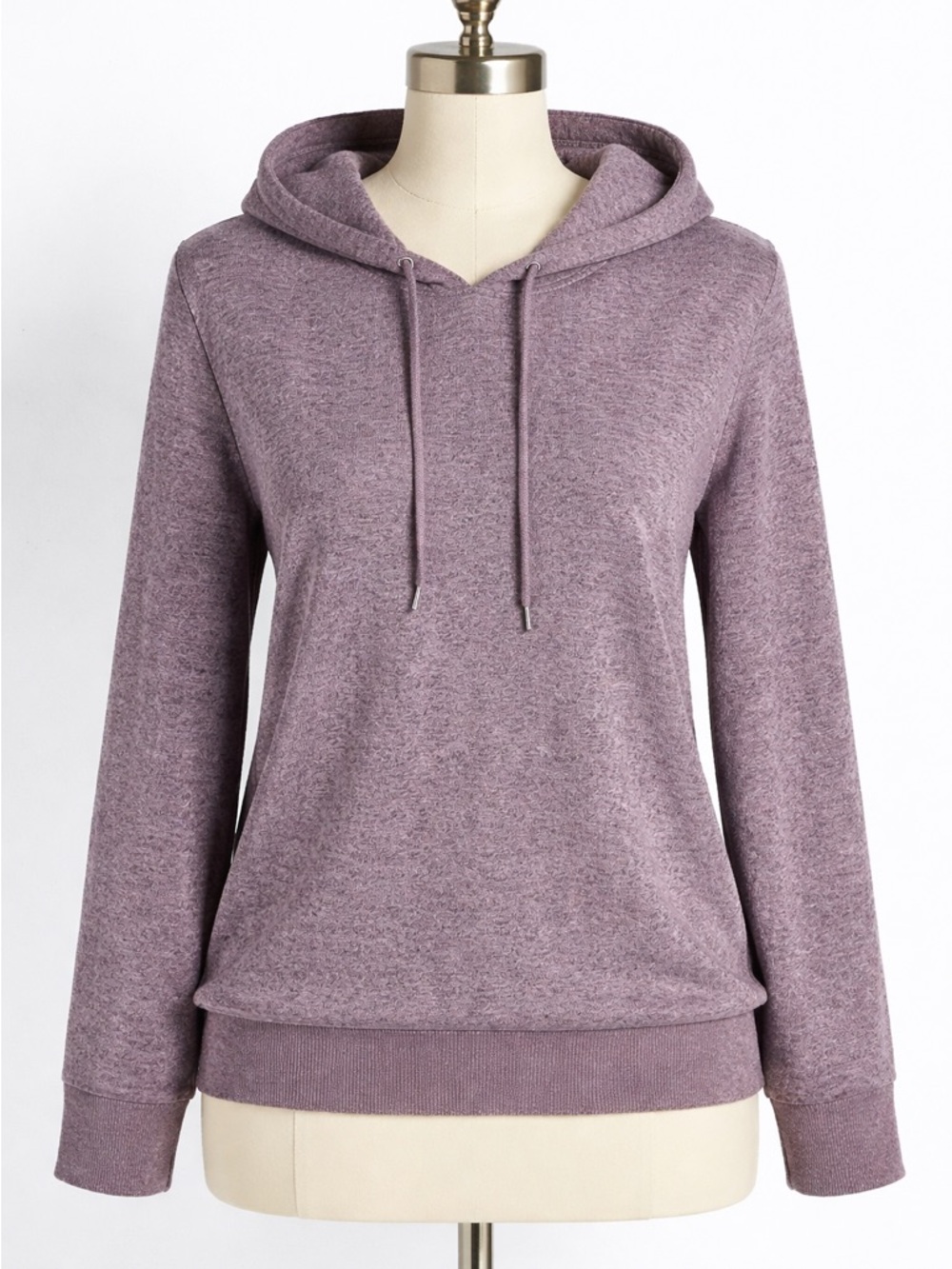 Monroe & Main Heathered Lavender Pullover Hoodie